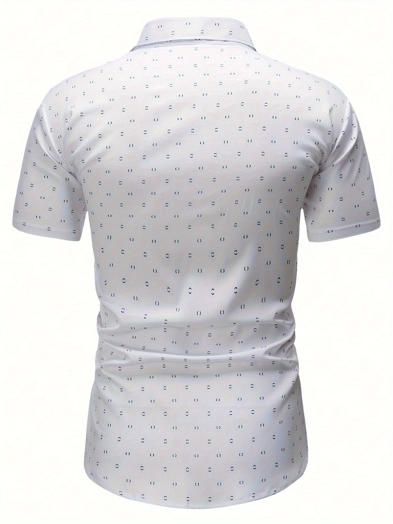 Herren Kurzarm Business Hemd Modern Fit – Elegantes Freizeithemd mit dezentem Muster, ideal fürs Büro und festliche Anlässe