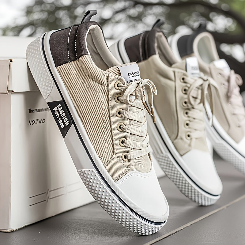 Herren Sneaker Freizeit Low-Top Schnürschuhe für Alltag & Outdoor