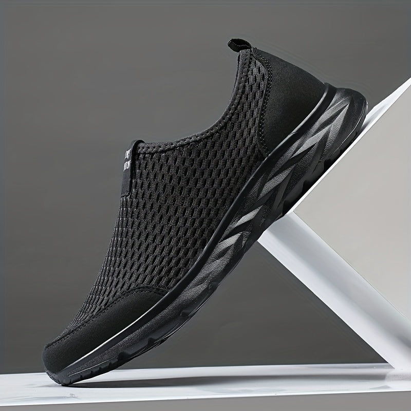 Herren Mesh-Slip-On Sportschuhe für Freizeit und Training – Atmungsaktive Sneaker