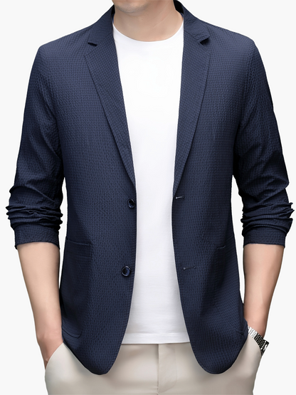 Herren Casual Blazer mit Struktur – Modernes Sakko für Alltag und Business