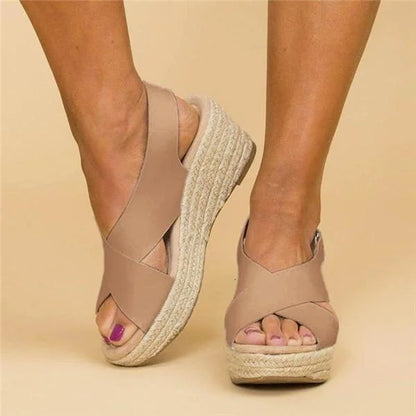Damen Komfort Keilabsatz Sandalen – Elegante Sommerschuhe für Alltag & Freizeit
