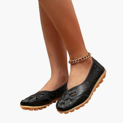 Damen Komfort-Ballerinas mit Flechtmuster – Bequeme Slipper für Alltag & Freizeit