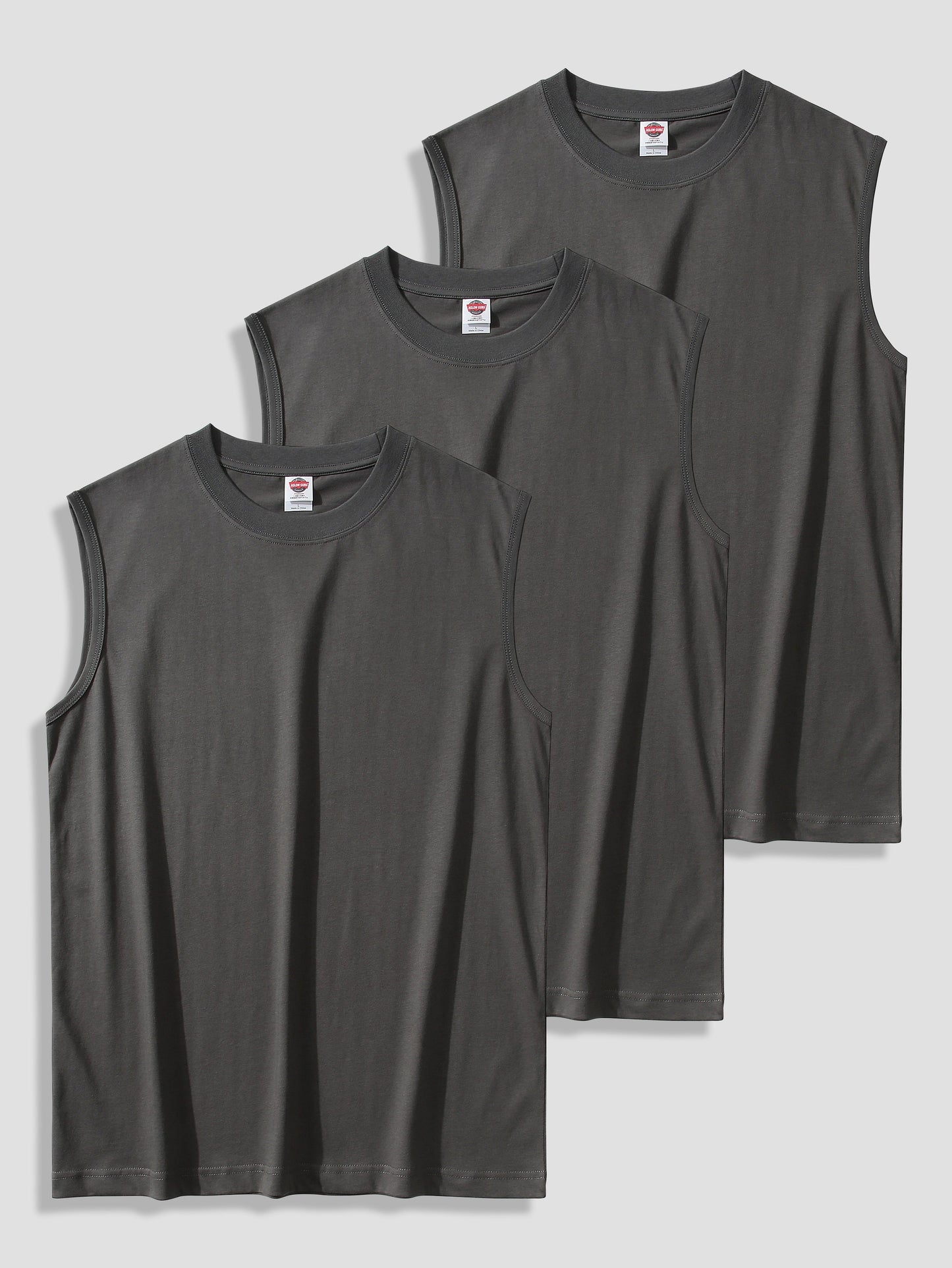 Herren Muskelshirt 3er-Pack – Ärmellose Fitness Tanktops für Sport und Freizeit