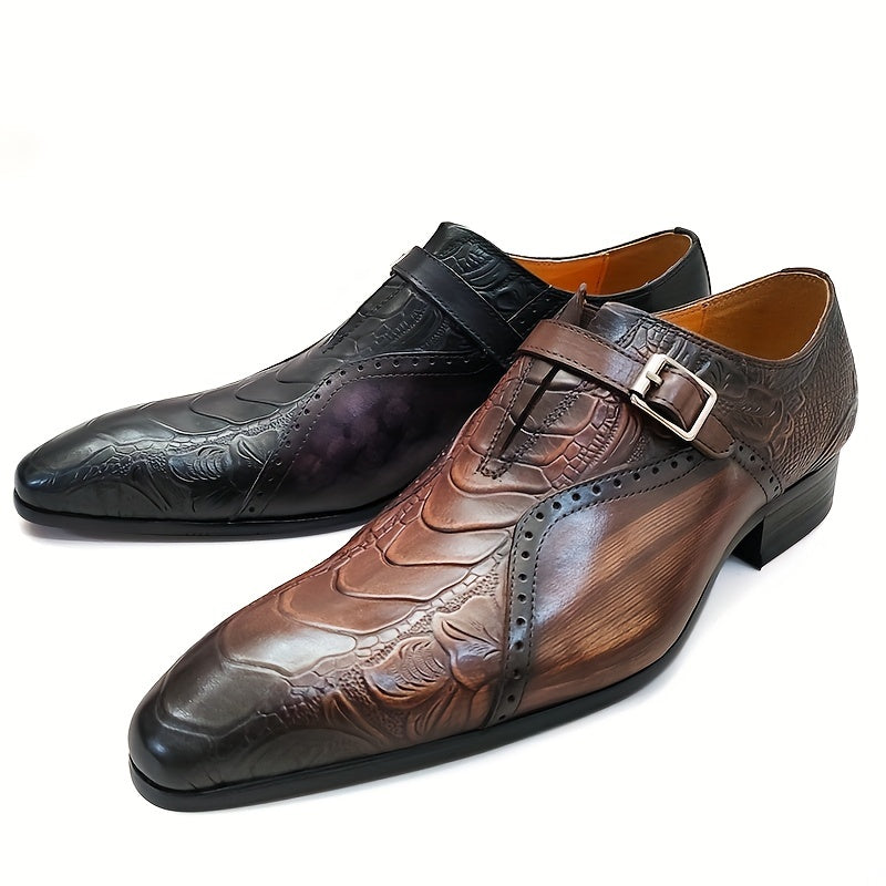 Herren Monk Strap Business-Schuhe im exklusiven Design – Elegante Anzugschuhe für besondere Anlässe
