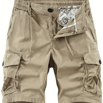 Herren Cargo Shorts mit Taschen und Kordelzug – Lässiger Outdoor-Style