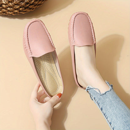 Damen Mokassins Bequeme Slipper für Alltag und Freizeit