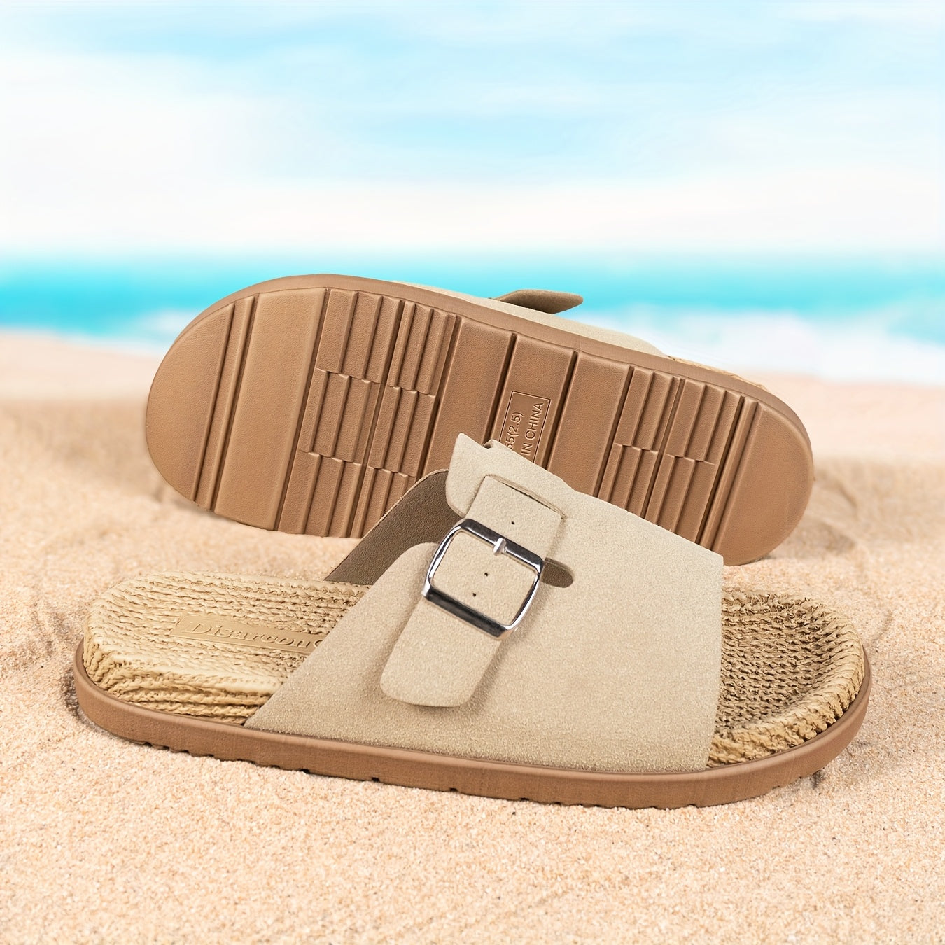Herren Slide-Sandalen – Bequeme Freizeitschuhe mit Schnalle, ideal für Alltag & Freizeit