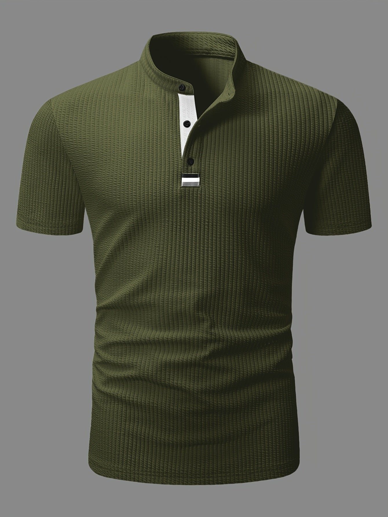 Herren Polohemd Modern Fit mit Stehkragen – Stilvolles Poloshirt für Büro und Freizeit