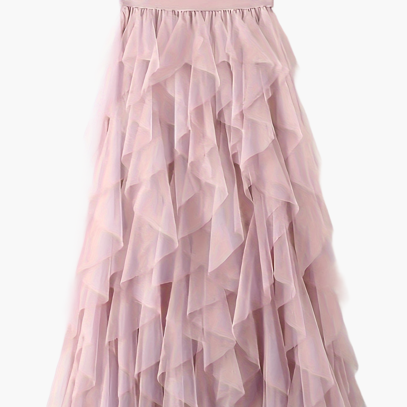 Damen Maxirock mit Rüschen für festliche Anlässe und elegante Outfits