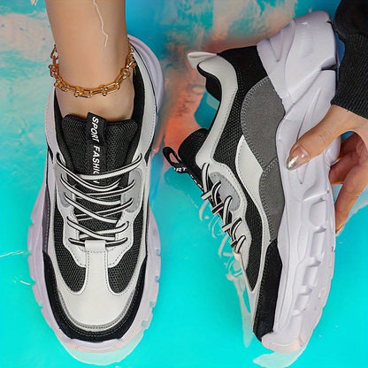 Damen Chunky Sneaker im modernen Stil – Trendige Freizeitschuhe für Alltag & Sport