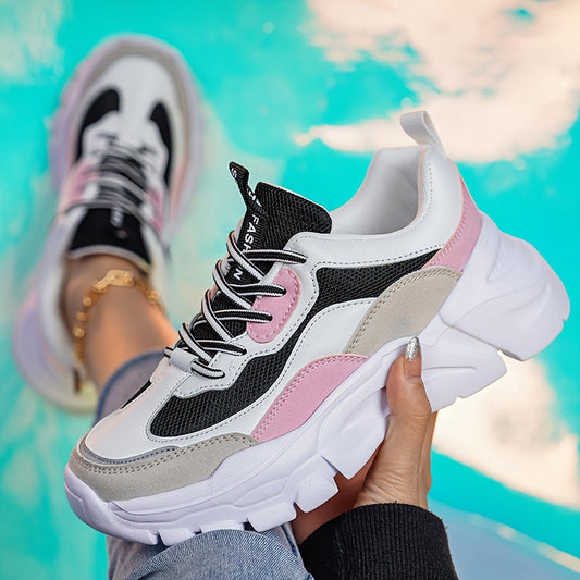 Damen Chunky Sneaker im modernen Stil – Trendige Freizeitschuhe für Alltag & Sport