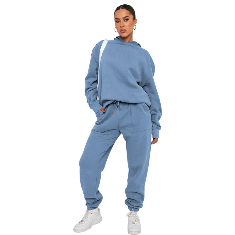 Heather – Kapuzenpullover mit langen Ärmeln aus Polyester