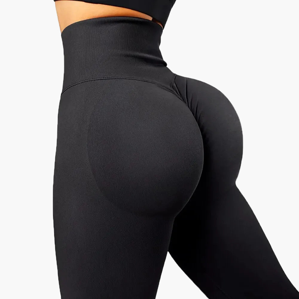 Damen Seamless Sportleggings High Waist Push-Up für Fitness & Alltag