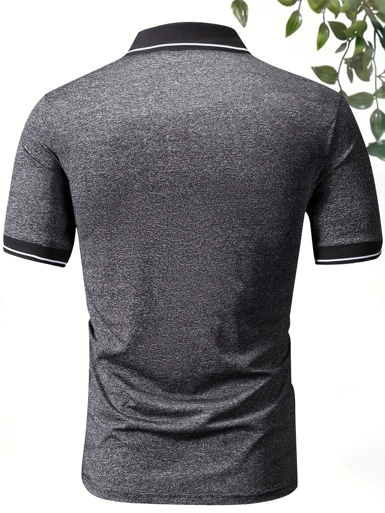 Herren Polo Shirt Modern Freizeitstil mit Kontrastkragen – Kurzarm, Bequemer Schnitt, Ideal für Alltag & Freizeit