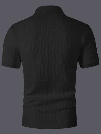 Herren Poloshirt – Modernes Freizeitshirt mit Struktur, Kurzarm, Ideal für Alltag und Business