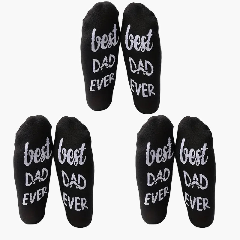 Herren Vatertags-Socken Best Dad Ever – Lustige Geschenkidee für Väter