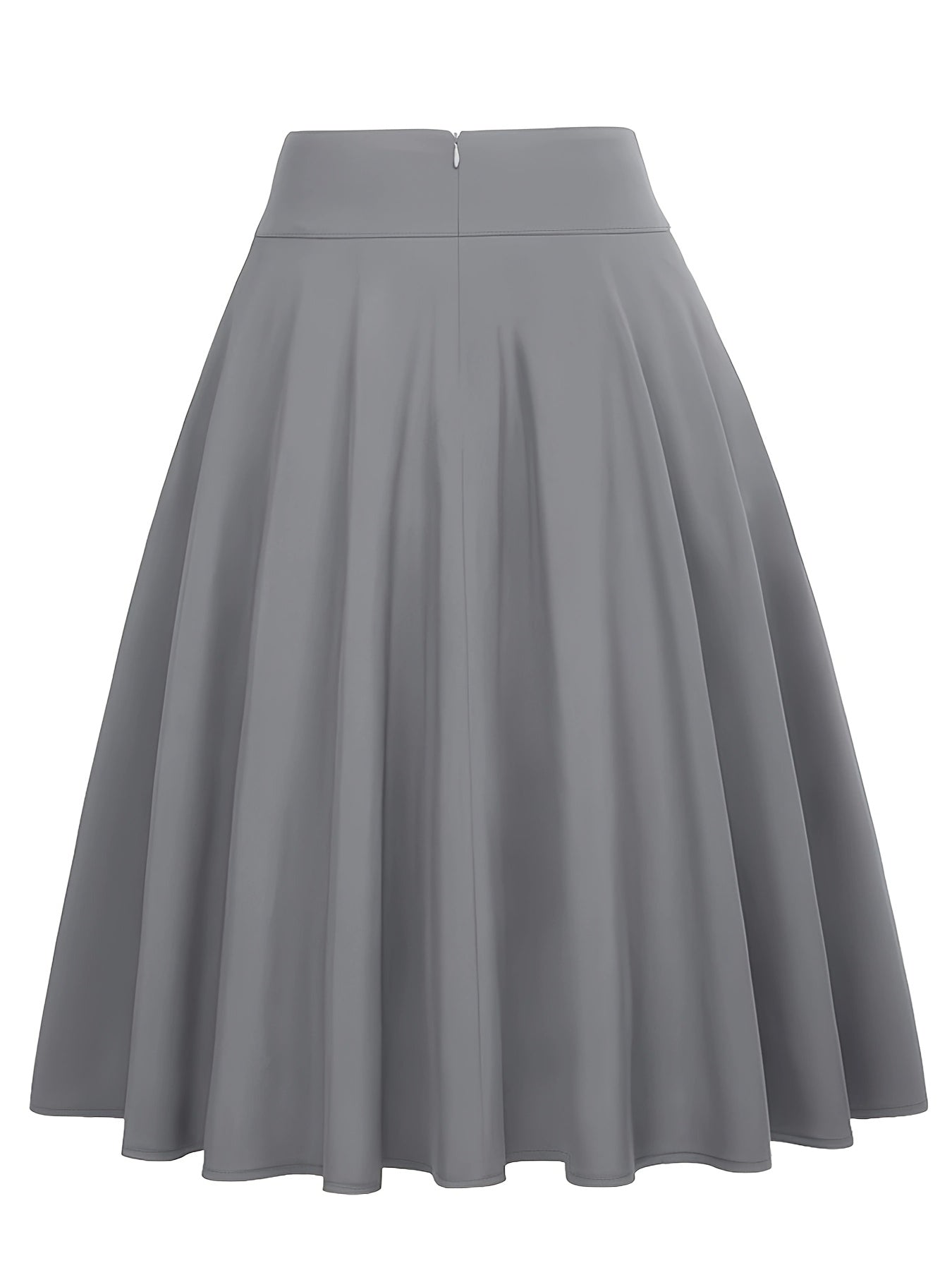 Damen Vintage A-Linien Rock mit Schleife – Eleganter Swingrock für Alltag & Freizeit