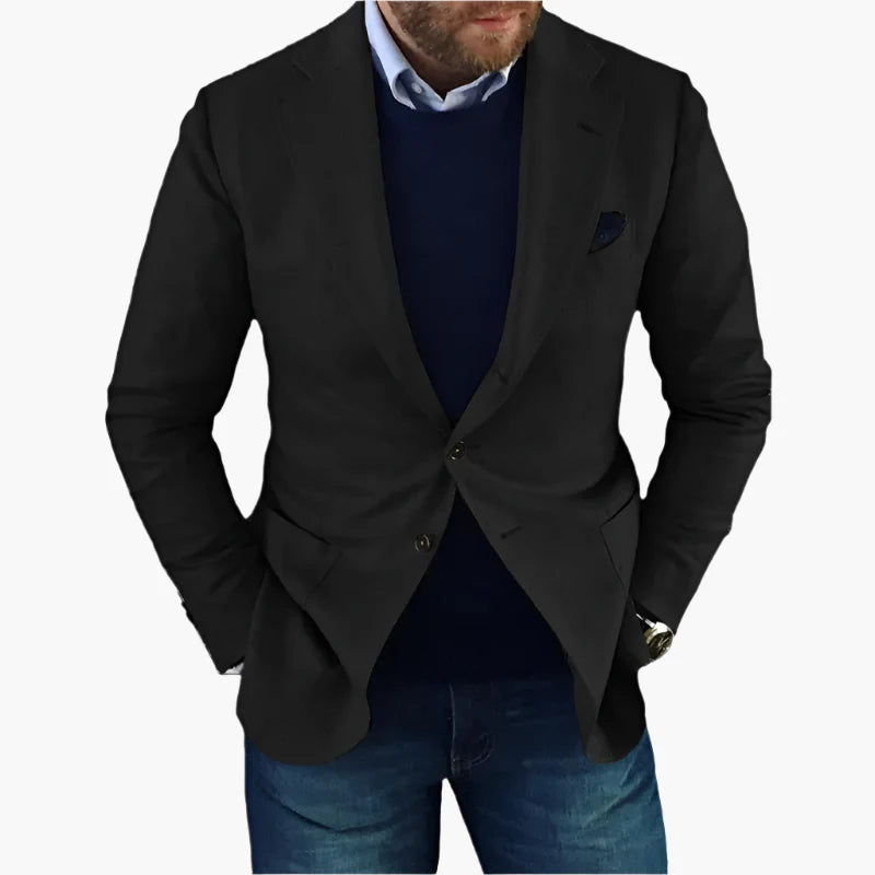 Herren Klassischer Blazer – Eleganter Business & Freizeit Sakko, Modernes Design