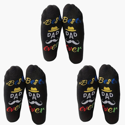 Herren Geschenk Socken – Lustige Best Dad Ever Socken – Vatertag Geschenk für Väter