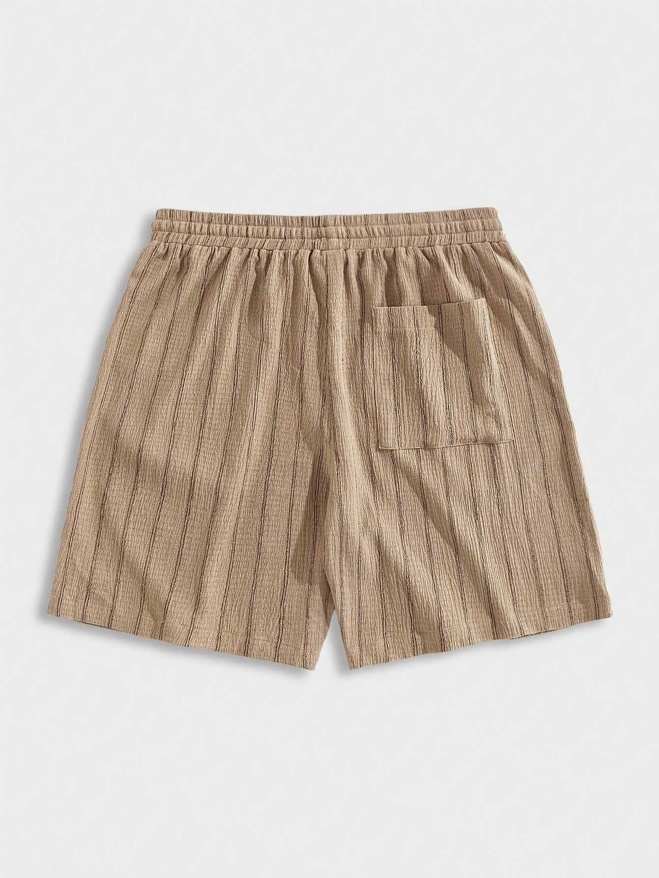 Herren Freizeithorts mit Nadelstreifen und Kordelzug – Stilvolle Sommer-Shorts für Alltag und Sport