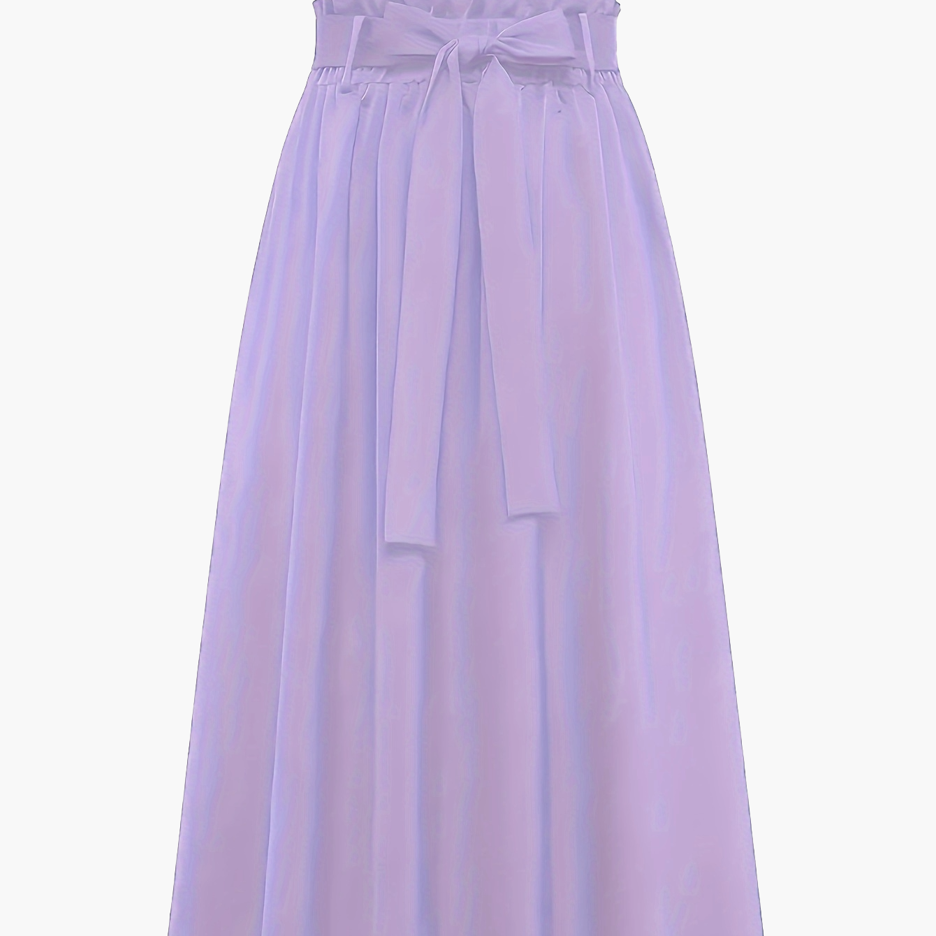 Damen Maxirock mit Paperbag-Bund und Schleife – Eleganter Freizeit-Look für jeden Anlass