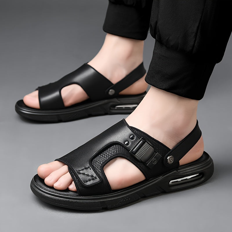 Herren Komfort-Sandalen mit Luftpolster und verstellbarem Riemen – Ideal für Alltag und Freizeit