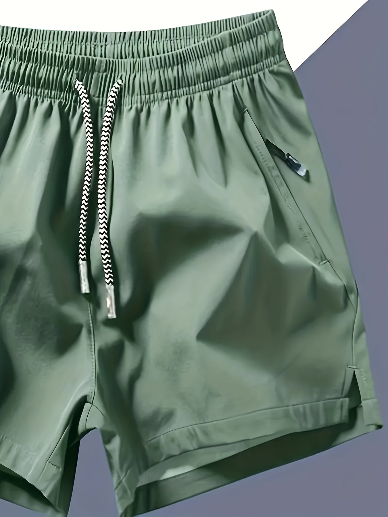 Herren Sportliche Laufshorts mit elastischem Bund und Kordelzug – Ideal für Training und Freizeit