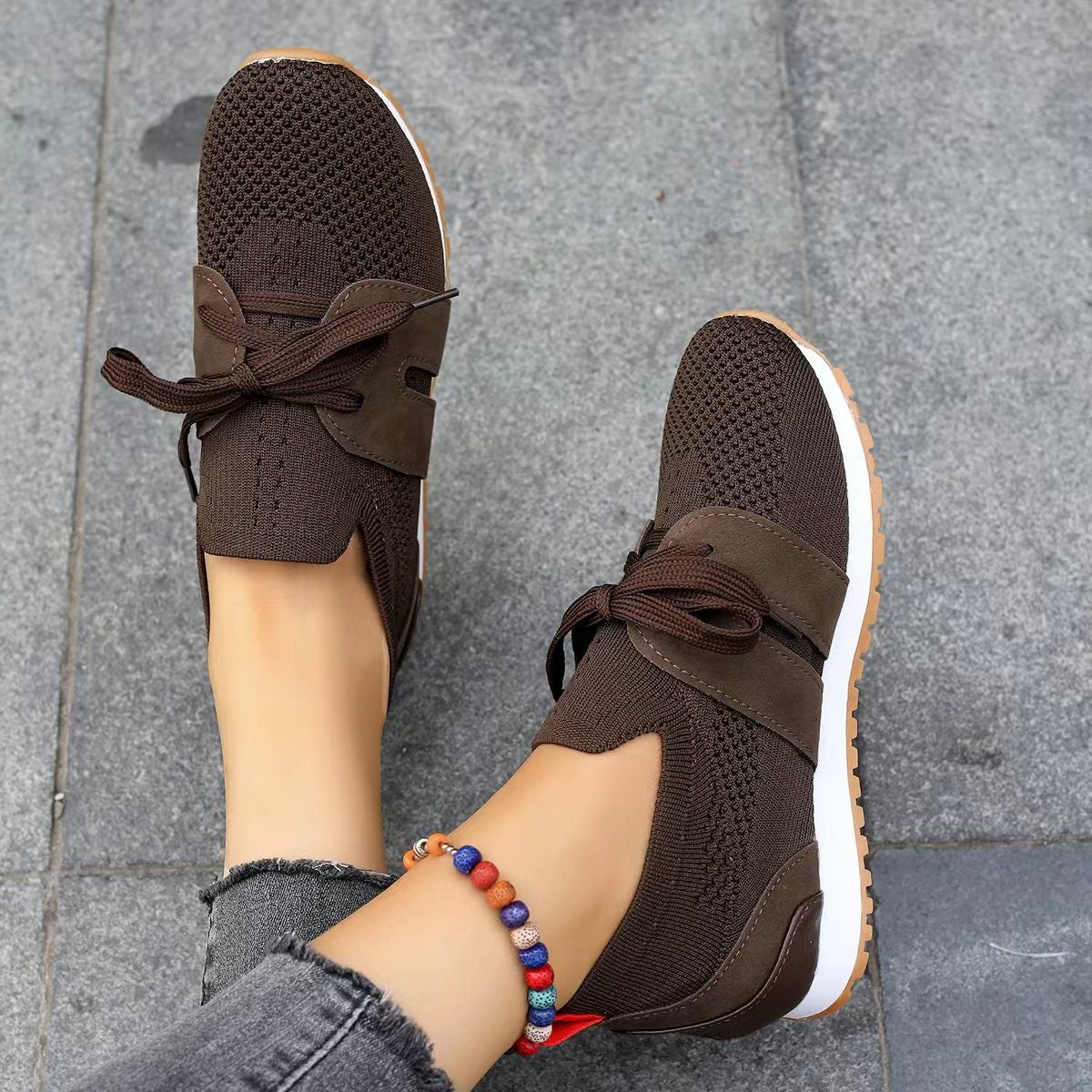 Jenny – Bequeme Damen-Sneaker aus Mesh mit Schnürung