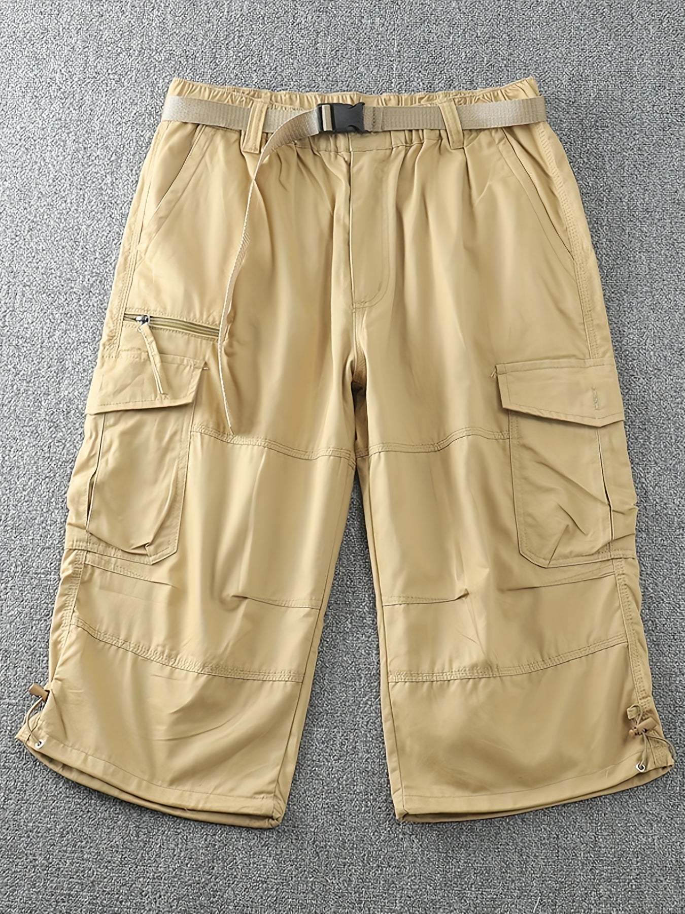 Herren Cargo Outdoor Shorts mit vielen Taschen und langem Schnitt – Ideal für Abenteuer & Freizeit