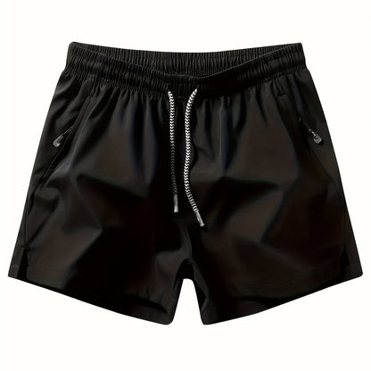 Herren Sportliche Laufshorts mit elastischem Bund und Kordelzug – Ideal für Training und Freizeit