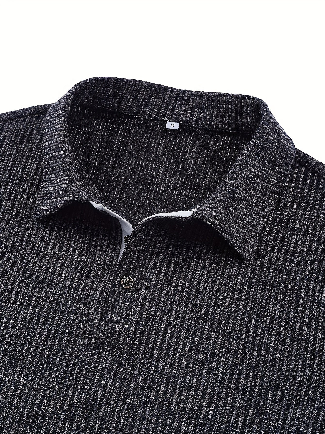 Herren Polohemd Modern Fit Kurzarm – Strukturierter Freizeit-Look mit Knopfleiste