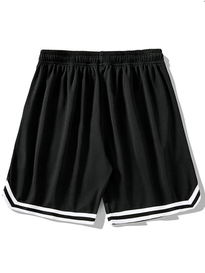 Herren Basketball-Shorts im sportlichen Streetstyle mit Los Angeles Print – Freizeit & Training