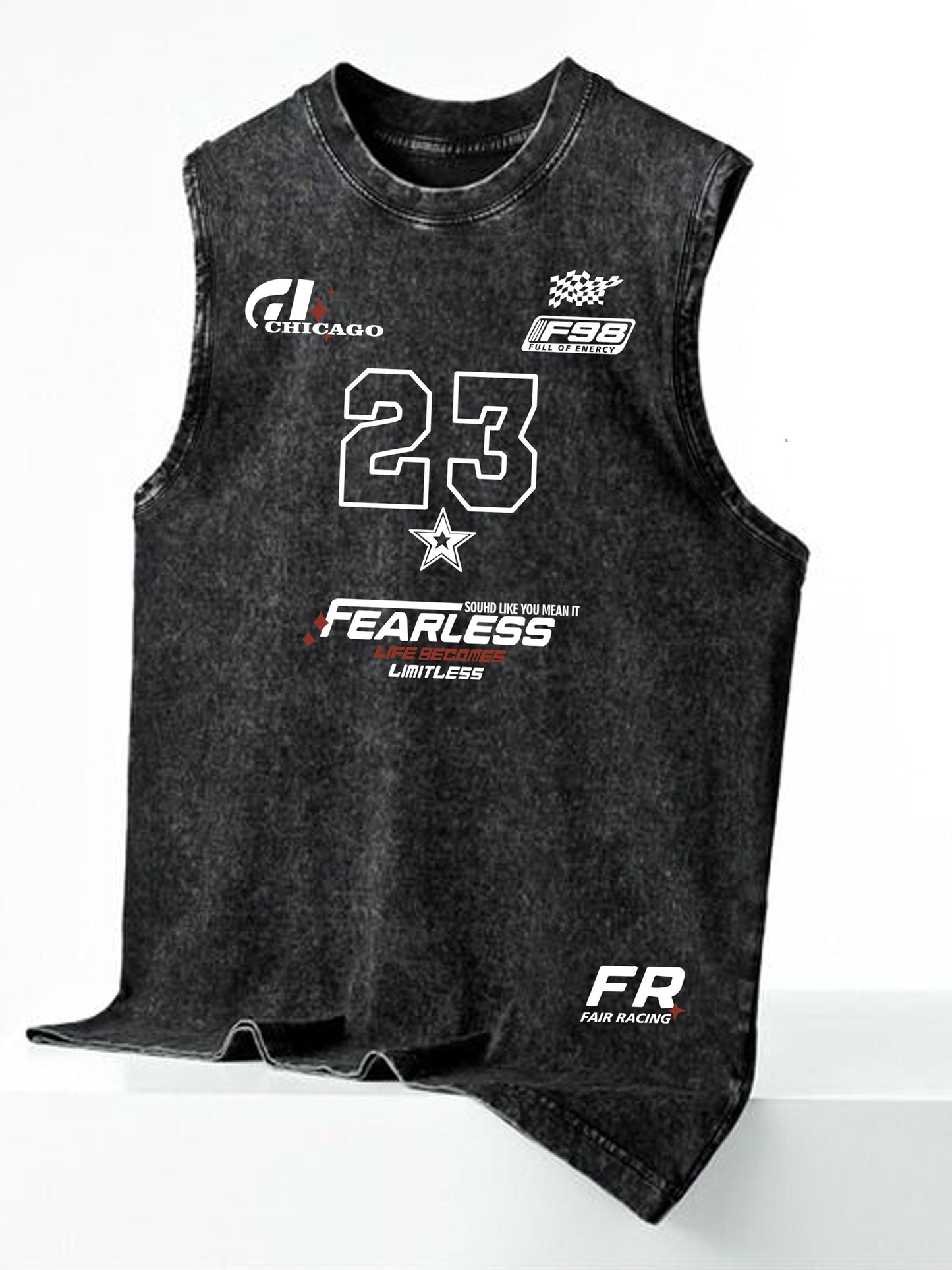 Herren Streetwear Tanktop mit modernem Print und lässigem Schnitt