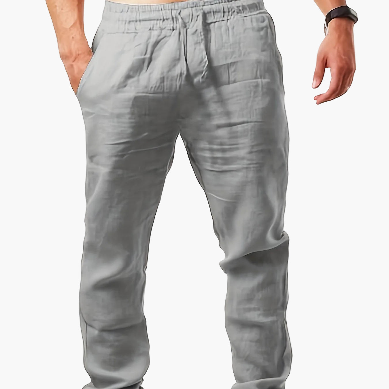 Herren Freizeithose mit Kordelzug – Bequeme Sommerhose für Alltag und Urlaub