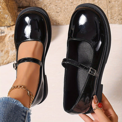 Damen Mary Jane Schuhe im Preppy-Stil – Bequeme Ballerinas für Alltag & Freizeit