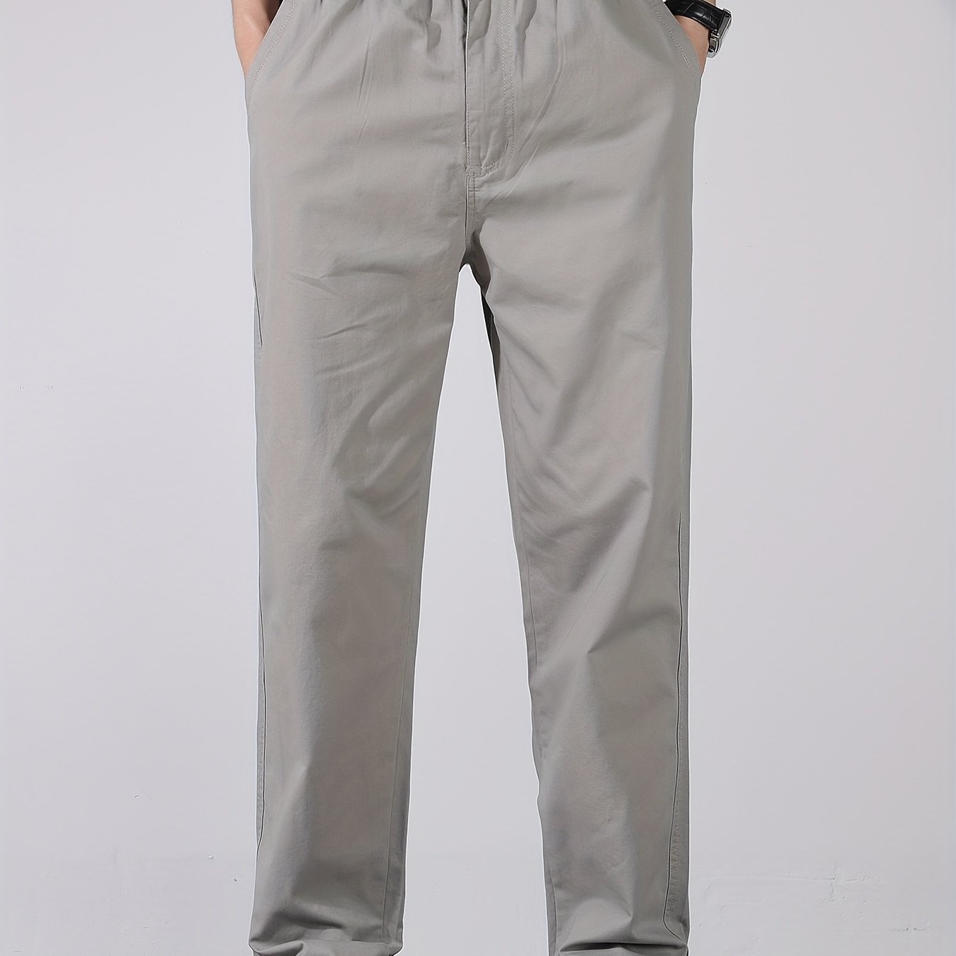 Herren Gerade Schnitt Freizeithose – Bequeme Alltags- und Businesshose