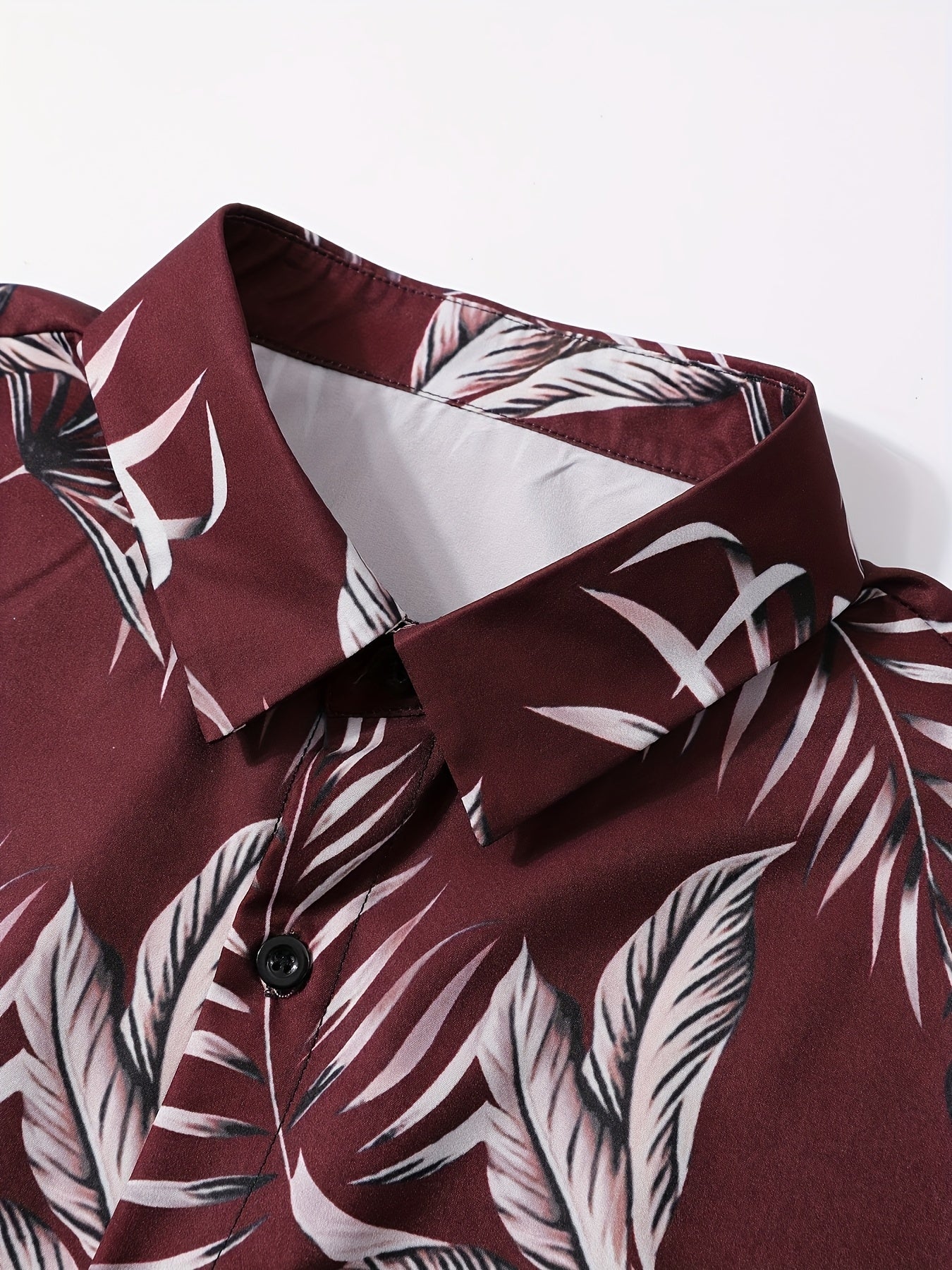 Herren Sommer Set – Kurzarm Hemd mit tropischem Print und Shorts, Freizeit Outfit für Urlaub & Strand