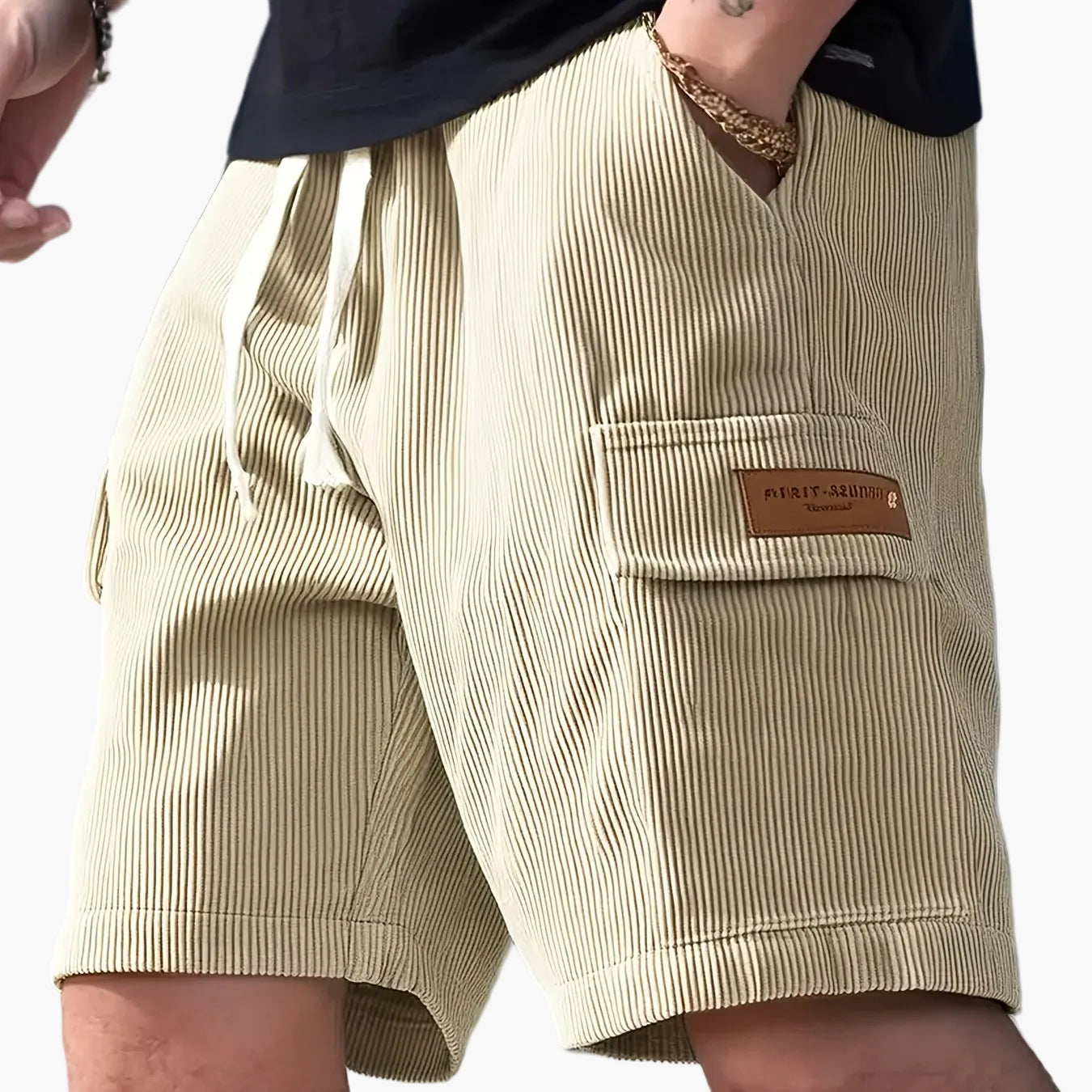 Herren Freizeitshorts mit Kordelzug – Modische Sommer Bermuda für Alltag & Freizeit