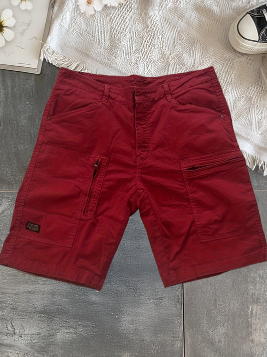 Herren Cargo Shorts Freizeit Bermuda mit Taschen Outdoor Style