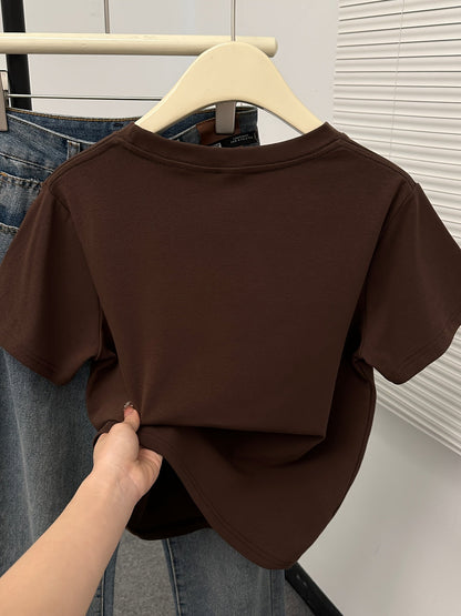 Damen Pyjama-Set mit Kurzarmshirt und Karohose für gemütliche Nächte