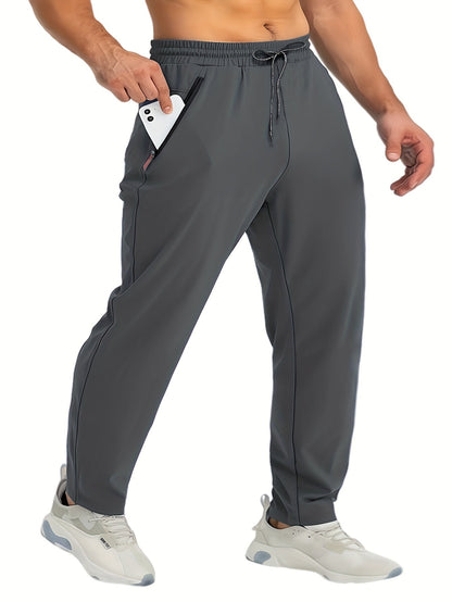 Herren Jogginghosen Set – Sportliche Freizeithosen mit Reißverschlusstaschen, Ideal für Training & Alltag