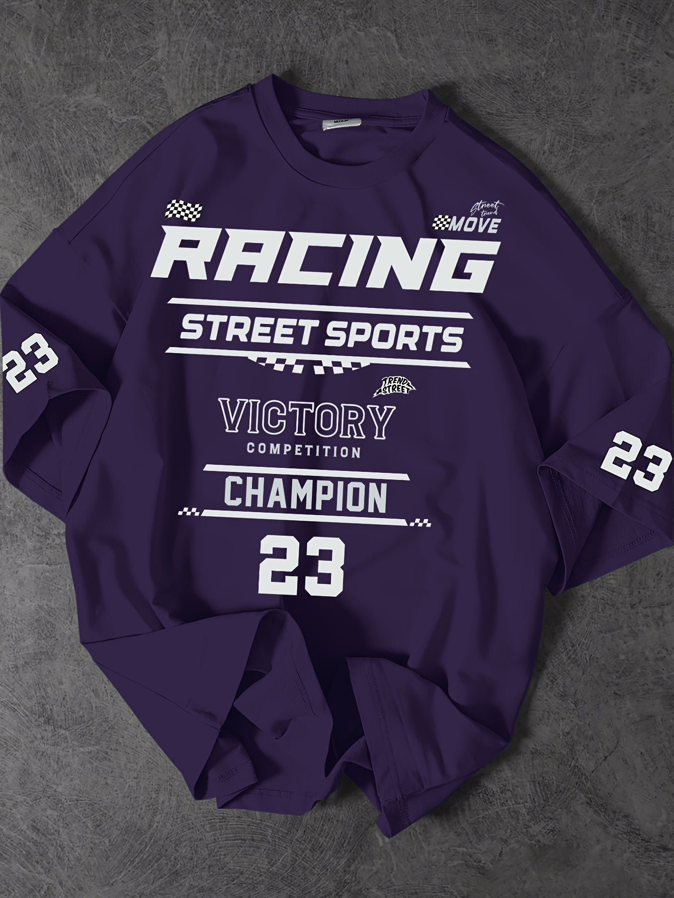 Herren Streetwear Racing Champion T-Shirt – Sportliches Freizeitshirt mit Print