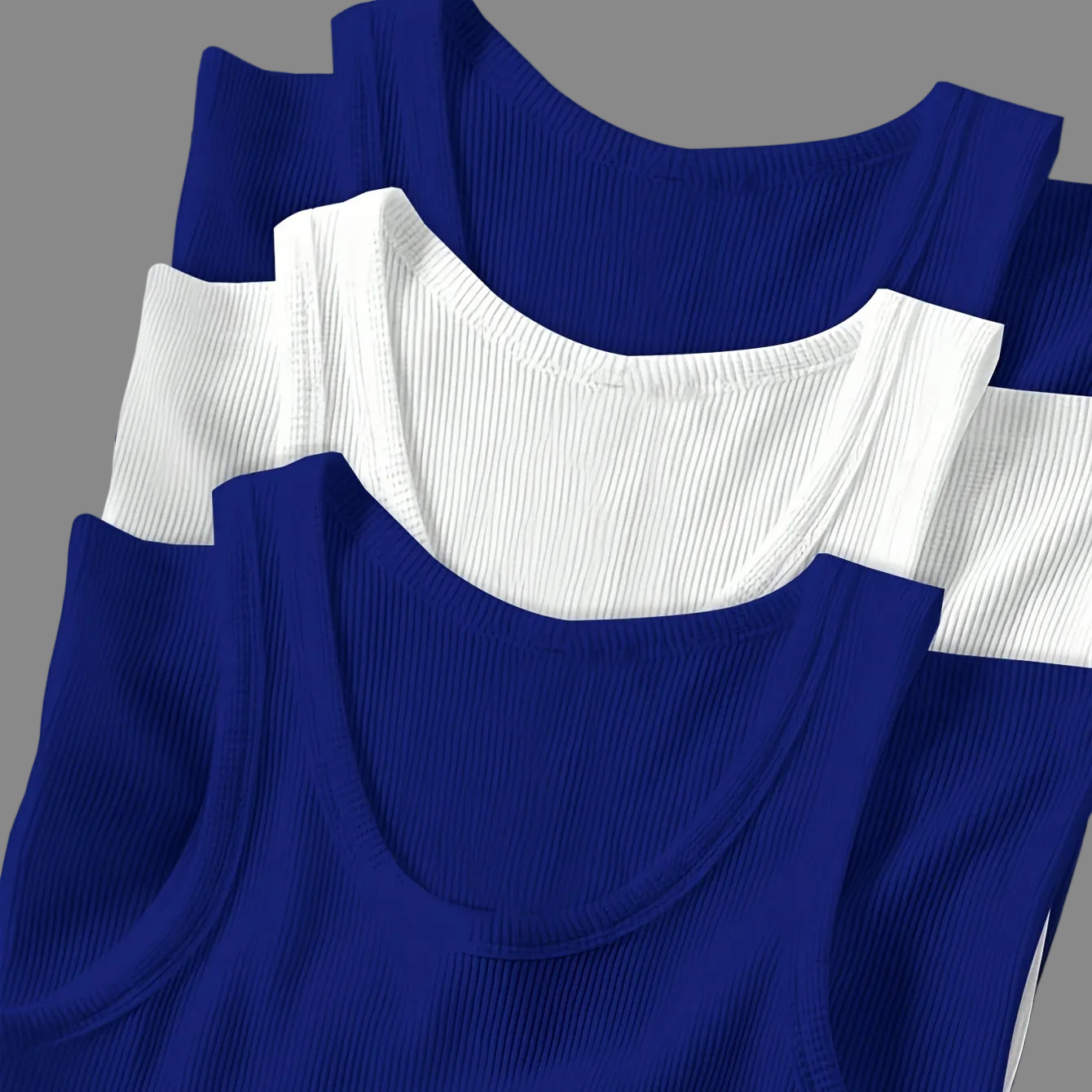 Herren Sport Tanktop mit Rippstruktur – Modernes Fitnesstop für Training und Freizeit