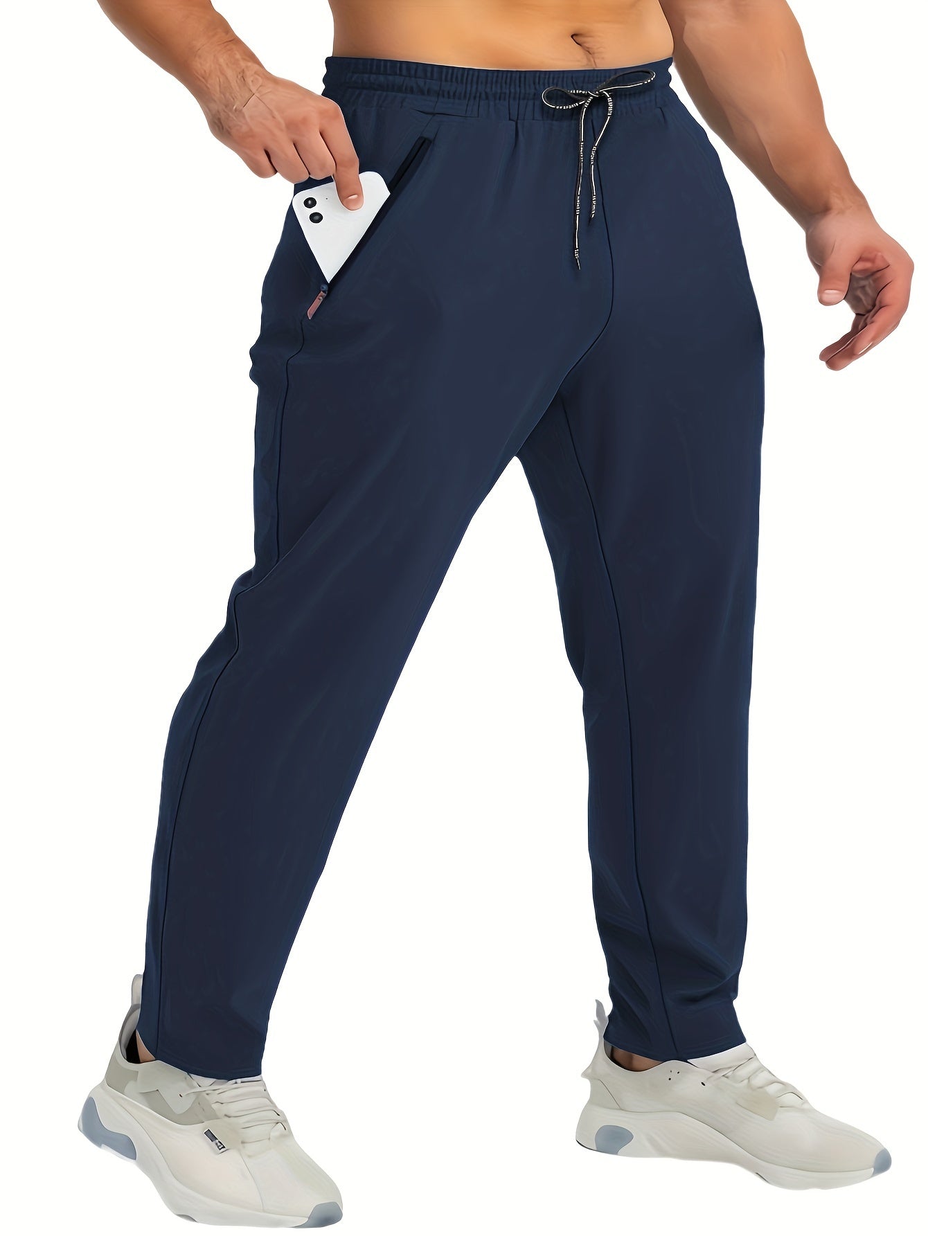 Herren Jogginghosen Set – Sportliche Freizeithosen mit Reißverschlusstaschen, Ideal für Training & Alltag