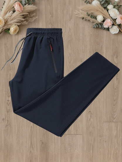 Herren Sporthose mit Reißverschluss-Tasche – Bequeme Freizeithose für Training & Alltag