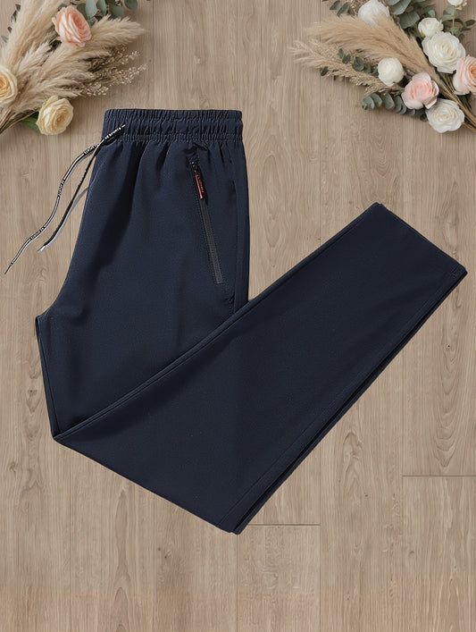 Herren Sporthose mit Reißverschluss-Tasche – Bequeme Freizeithose für Training & Alltag