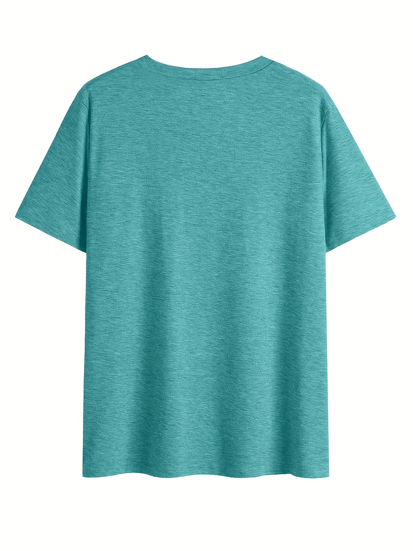 Damen V-Ausschnitt T-Shirt mit Wildblumen-Print, lässig, perfekt für Sommer und Freizeit