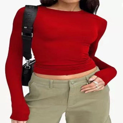 Joanne – Schlanker Damenpullover mit langen Ärmeln