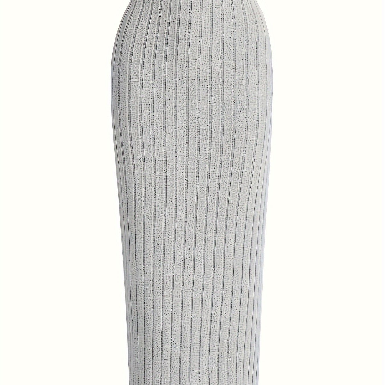 Damen Strick-Rock Elegant Geripptes Design für Alltag und Büro