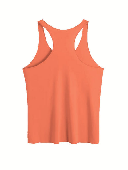 Damen Tanktop mit Smiley-Print für Freizeit und Urlaub – Lässiges Sommer-Shirt